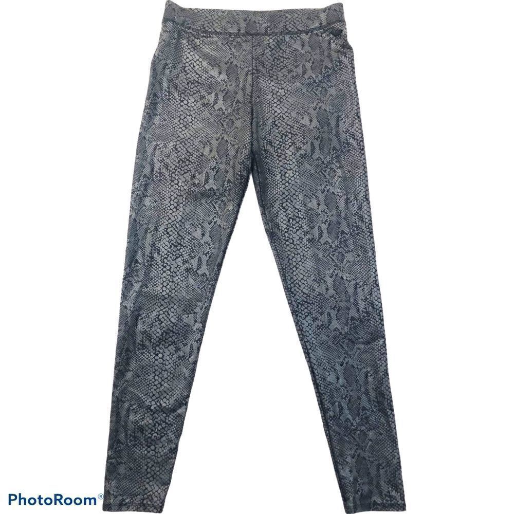 PINK Leggings with Snake Skin Design